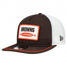 Бейсболка Cleveland Browns New Era Brown/White Patch 19TWENTY