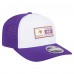 Бейсболка Minnesota Vikings New Era White/Purple Established Patch 9SEVENTY