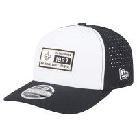 Бейсболка New Orleans Saints New Era White/Black Established Patch 9SEVENTY