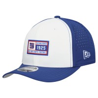 Бейсболка New York Giants New Era White/Royal Established Patch 9SEVENTY