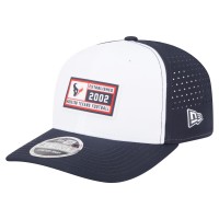 Бейсболка Houston Texans New Era White/Navy Established Patch 9SEVENTY