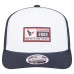 Бейсболка Houston Texans New Era White/Navy Established Patch 9SEVENTY