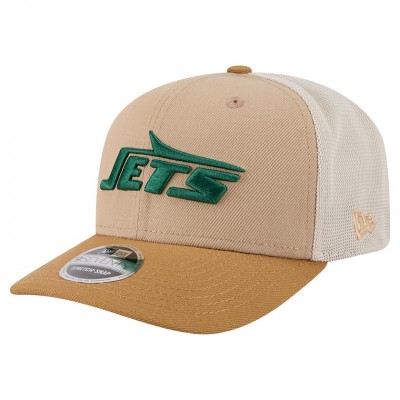 Бейсболка New York Jets New Era Light Beige Two-Tone Trucker 9SEVENTY