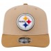 Бейсболка Pittsburgh Steelers New Era Light Beige Two-Tone Trucker 9SEVENTY