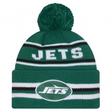 Шапка с помпоном New York Jets New Era Green Classic Шапка с помпоном New York Jets New Era Green Classic