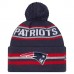 Шапка с помпоном New England Patriots New Era Navy Classic