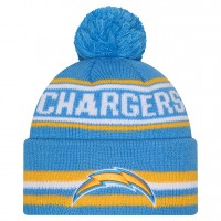 Шапка с помпоном Los Angeles Chargers New Era Powder Blue Classic