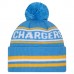 Шапка с помпоном Los Angeles Chargers New Era Powder Blue Classic