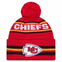 Шапка с помпоном Kansas City Chiefs New Era Red Classic