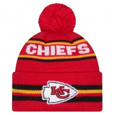 Шапка с помпоном Kansas City Chiefs New Era Red Classic