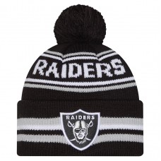 Шапка с помпоном Las Vegas Raiders New Era Black Classic
