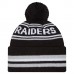 Шапка с помпоном Las Vegas Raiders New Era Black Classic
