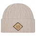 Las Vegas Raiders New Era Light Beige Logo Applique Cuffed Knit Hat