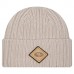 San Francisco 49ers New Era Light Beige Logo Applique Cuffed Knit Hat