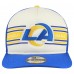 Бейсболка Los Angeles Rams New Era Banner A-Frame 9FIFTY Snapback - Cream/Royal
