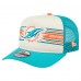 Бейсболка Miami Dolphins New Era Cream/Aqua Banner A-Frame 9FIFTY Trucker Snapback Бейсболка Miami Dolphins New Era Cream/Aqua Banner A-Frame 9FIFTY Trucker Snapback