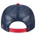 Бейсболка New England Patriots New Era Cream/Navy Banner A-Frame 9FIFTY Trucker Snapback