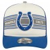 Бейсболка Indianapolis Colts New Era Cream/Royal Banner A-Frame 9FIFTY Trucker Snapback