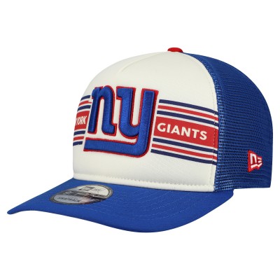 Бейсболка New York Giants New Era Cream/Royal Banner A-Frame 9FIFTY Snapback