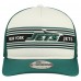 Бейсболка New York Jets New Era Cream/Green Banner A-Frame 9FIFTY Snapback
