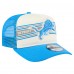Бейсболка Detroit Lions New Era Cream/Blue Banner A-Frame 9FIFTY Trucker Snapback