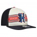 Бейсболка Houston Texans New Era Cream/Navy Banner A-Frame 9FIFTY Trucker Snapback