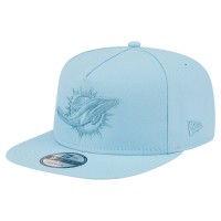 Бейсболка Miami Dolphins New Era Light Blue Color Pack A-Frame 9FIFTY Snapback