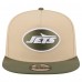 Бейсболка New York Jets New Era Khaki/Olive Color Pack A-Frame 9FIFTY Snapback
