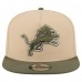 Бейсболка Detroit Lions New Era Light Beige/Olive Color Pack A-Frame 9FIFTY Snapback