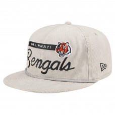 Бейсболка Cincinnati Bengals New Era Gray Cord Rope Corduroy 9FIFTY Snapback