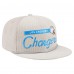Бейсболка Los Angeles Chargers New Era Gray Cord Rope Corduroy 9FIFTY Snapback