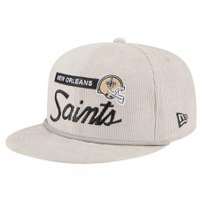 Бейсболка New Orleans Saints New Era Gray Cord Rope Corduroy 9FIFTY Snapback Бейсболка New Orleans Saints New Era Gray Cord Rope Corduroy 9FIFTY Snapback