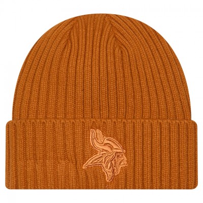 Minnesota Vikings New Era Brown Color Pack Cuffed Knit Hat