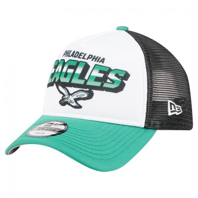 Бейсболка Дошкольникам Philadelphia Eagles New Era White 9FORTY A-Frame