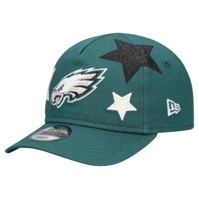 Toddler Philadelphia Eagles New Era Midnight Green Stardom 9FORTY A-Frame Adjustable Hat