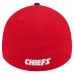 Бейсболка Kansas City Chiefs New Era Red Visor Hit 39THIRTY