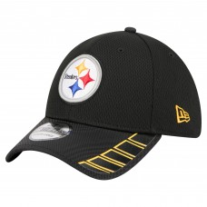 Бейсболка Pittsburgh Steelers New Era Black Visor Hit 39THIRTY