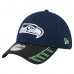 Бейсболка Seattle Seahawks New Era College Navy Visor Hit 39THIRTY