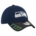 Бейсболка Seattle Seahawks New Era College Navy Visor Hit 39THIRTY