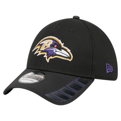 Бейсболка Baltimore Ravens New Era Black Visor Hit 39THIRTY