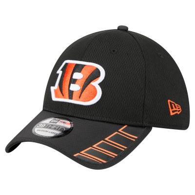 Бейсболка Cincinnati Bengals New Era Black Visor Hit 39THIRTY