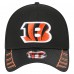 Бейсболка Cincinnati Bengals New Era Black Visor Hit 39THIRTY