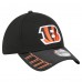 Бейсболка Cincinnati Bengals New Era Black Visor Hit 39THIRTY