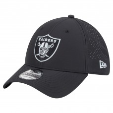 Бейсболка Las Vegas Raiders New Era Black Night 39THIRTY