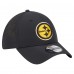 Бейсболка Pittsburgh Steelers New Era Black Night 39THIRTY