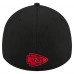 Бейсболка Kansas City Chiefs New Era Black Scoreboard 39THIRTY