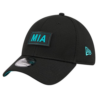Бейсболка Miami Dolphins New Era Black Scoreboard 39THIRTY
