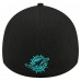 Бейсболка Miami Dolphins New Era Black Scoreboard 39THIRTY
