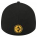 Бейсболка Pittsburgh Steelers New Era Black Scoreboard 39THIRTY