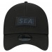 Бейсболка Seattle Seahawks New Era Black Scoreboard 39THIRTY